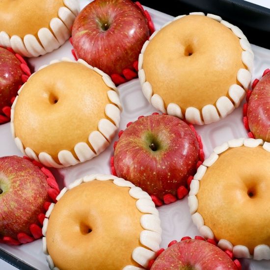 [초록자연] 혼합 5호 과일선물세트(사과6+배6)