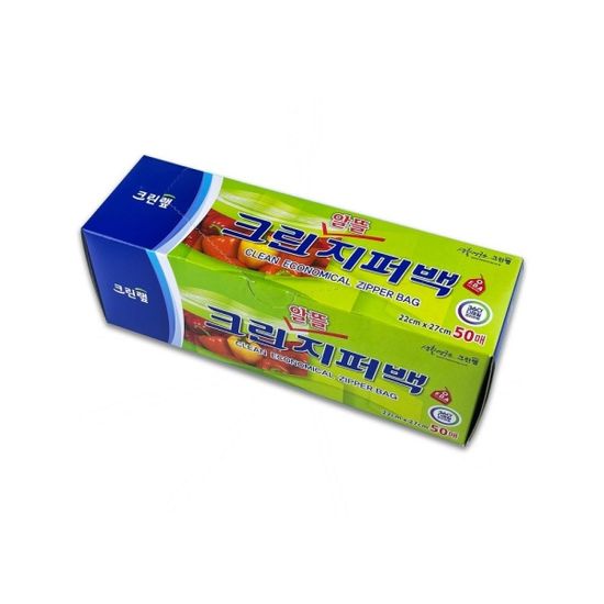 크린 알뜰 지퍼백 (중) 22cm WA8D1C3