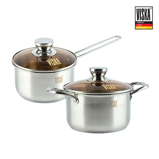 비스카 마이키친 펜들 스텐 냄비 2종세트 VK-SS200P