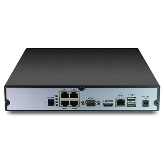 EasyN 네트워크 카메라 녹화 저장장치 4채널 NVR ESN-VR1 PoE (4대 동시 녹화 및 모니터링 / HDMI + VGA 동시 출력 / HDD 연결가능)