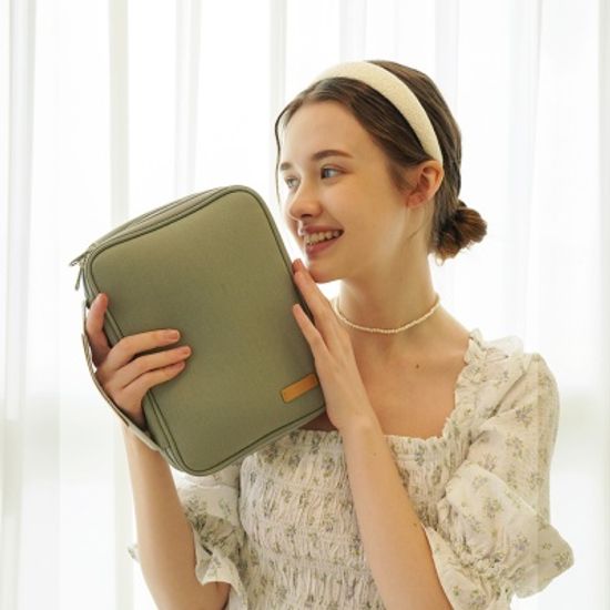 에크루 레더 아이패드미니 파우치