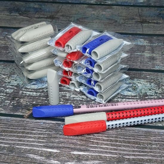 파버카스텔 그립 2001 연필깎지/캡 지우개 10pcs