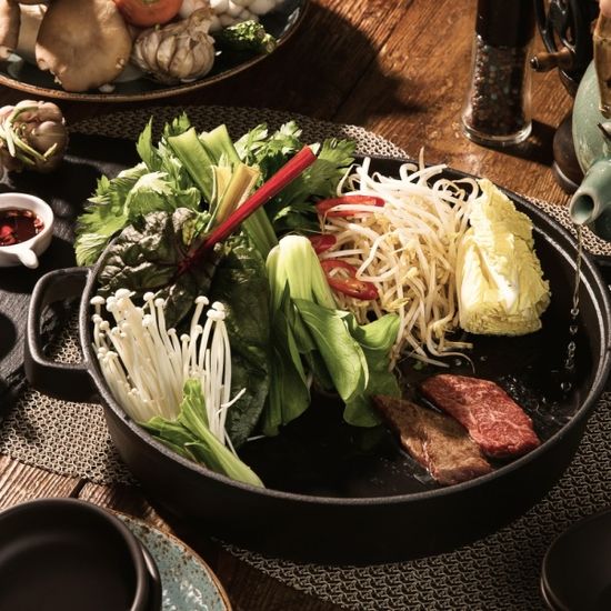 800도씨 에나멜코팅 무쇠 캠핑 전골냄비 30cm