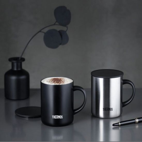 [써모스] 보온보냉 진공단열 반전 머그컵 JDG-350K