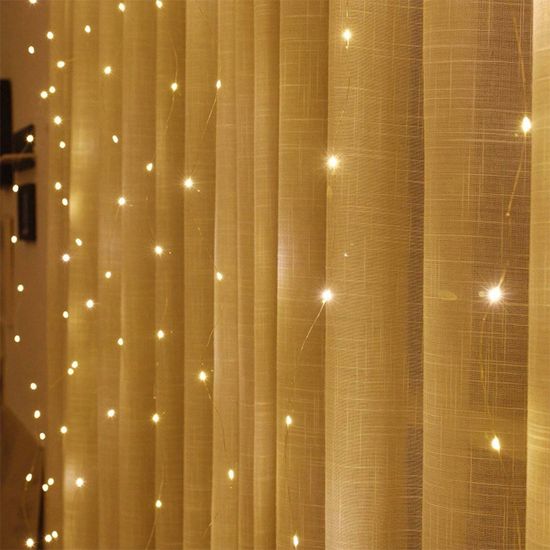 커튼 조명 LED 와이어전구 200구 트리전구 커텐전구
