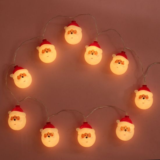 [도토로]10구 LED 산타 가랜드 전구(웜색) (1.5M)