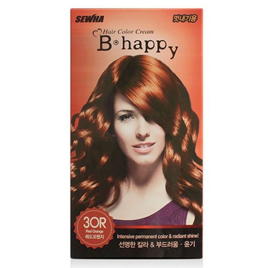 헤어염색약 비해피 염색약 4R 체리 와인(WB98E6D)