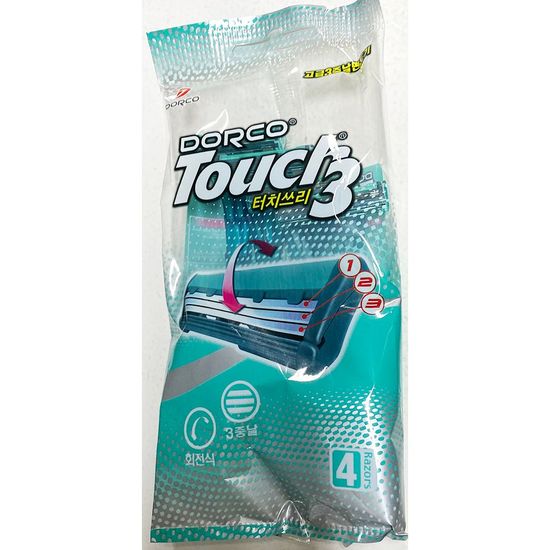 터치스리면도기(도루코 4입)X24개(WE78FA5)