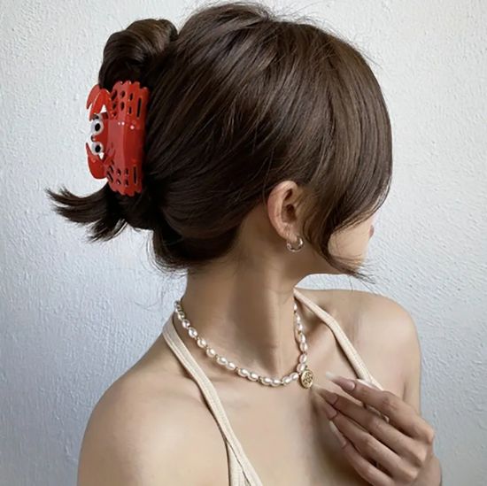 4종 세트 스펀지밥 치즈 꽃게 물고기 집게핀 헤어핀