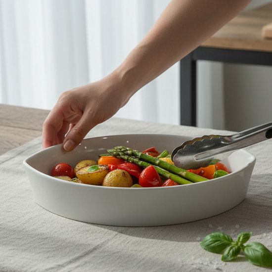 라크(RAK) 포셀린 호텔웨어 오발 볼 플레이트 1P