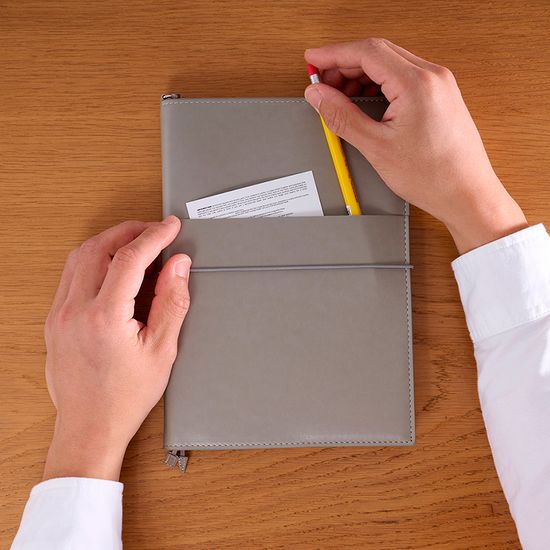 [각인 가능] 톤랜드 포켓 가죽 북커버