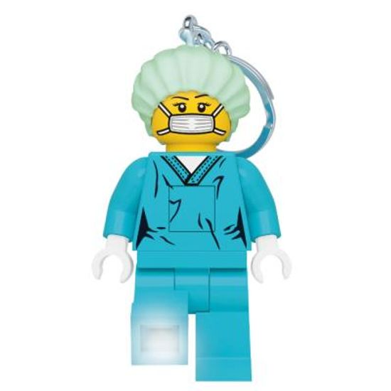 [밤나무] 레고 클래식 외과의사 LED 키체인 / KE178 /