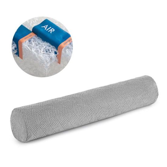 에어코일 기능성 경추 원형 베개 그레이 9.5cm S062