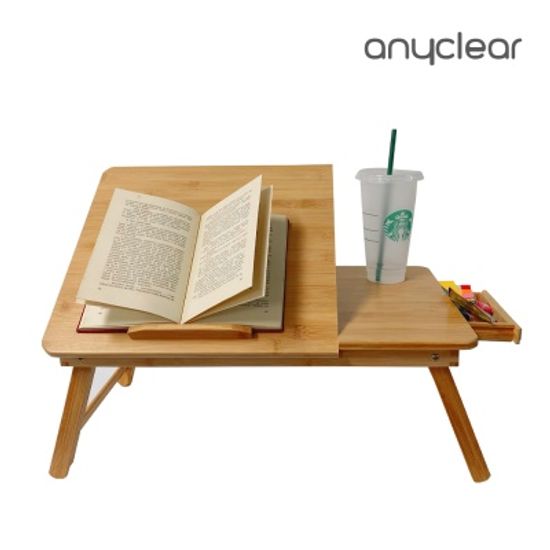 접이식 좌식 테이블 침대 원목 좌탁 독서대 거치대