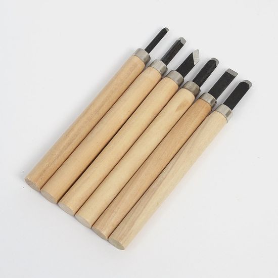 보급형 목공용 조각도 6종세트 나무 공예 조각칼