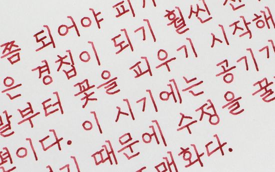 칼라버스 한국잉크 Part 2 동백 15ml