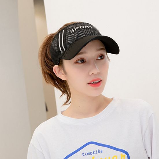 밴드형 스포츠 썬캡(블랙)