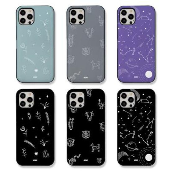 9C9C 라인 패턴 마그네틱 도어 카드 범퍼케이스