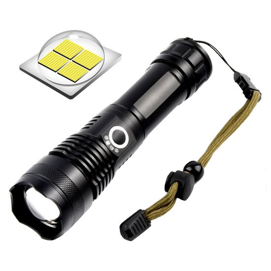 LED 후레쉬 손전등 충전식 써치라이트 XHP70