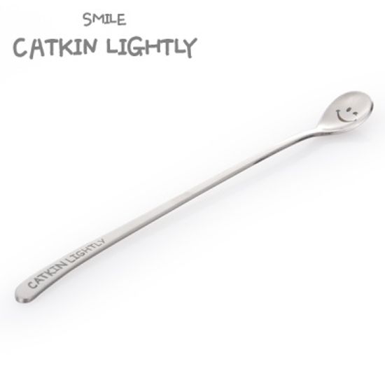 스마일 캣킨라이틀리 웨이브 롱스푼 1p