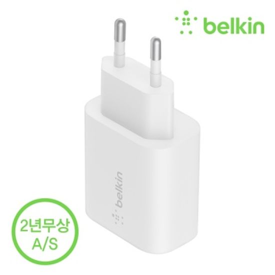 벨킨 25W USB-C PD 3.0 PPS 가정용 충전기 WCA004