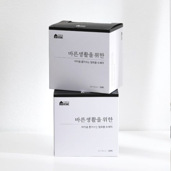[바이홈] 바른생활 뽑아쓰는 수세미 60매 (30매입x2P)