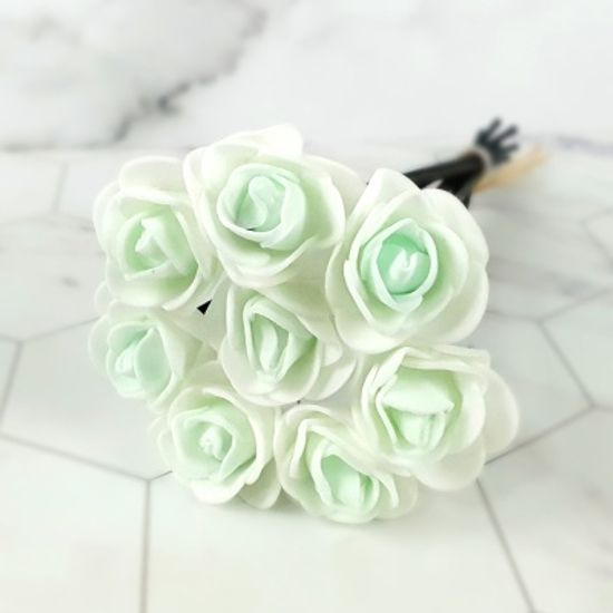 시즈넬 디퓨저 플라워스틱 미니로즈 그린 8개