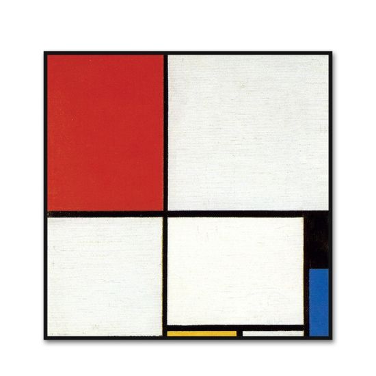 [더벨라]  몬드리안 - 빨강, 검정, 파랑, 노랑의 구성
