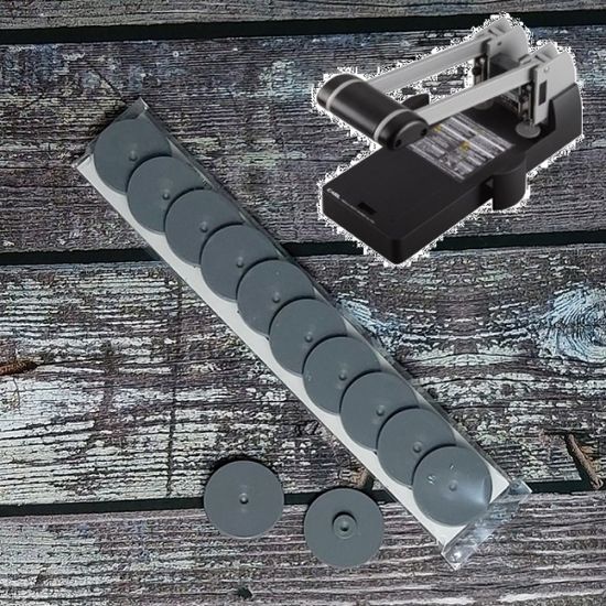 CARL 칼 2공펀치 No.122N용 패드(원형판) K-10 10개입