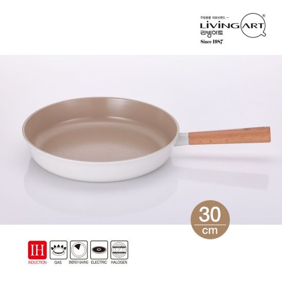 [리빙아트] 옥슨 세라믹 IH 후라이팬 30CM 벌크포장