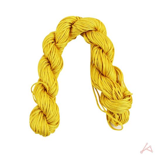 매듭실 폴리 매듭실 -금색 1mm 랄잇(WFG012Y)