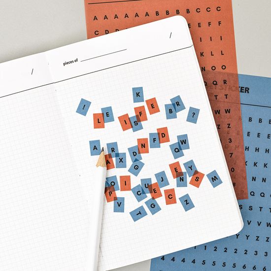 라이프앤피시스 알파벳 스티커 세트