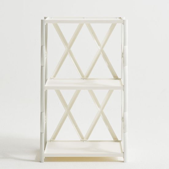 쥬리 플라스틱 선반 4단 슬림형 시스템 팬트리