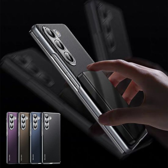 갤럭시 z폴드 7 6 5 4 마그네틱 링 카본 가죽 케이스