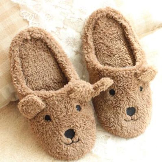 곰돌이 강아지 뽀글이 털 슬리퍼 실내화 사무실 학교