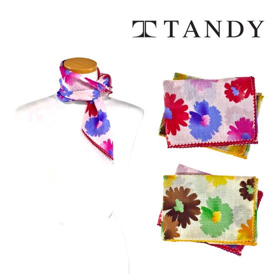 [탠디] TANDY 달리아 쁘띠 손수건 스카프