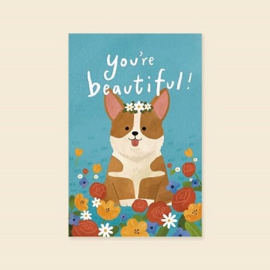 [사랑카드] HH3524_YOUR BEAUTIFUL 캘리그라피카드