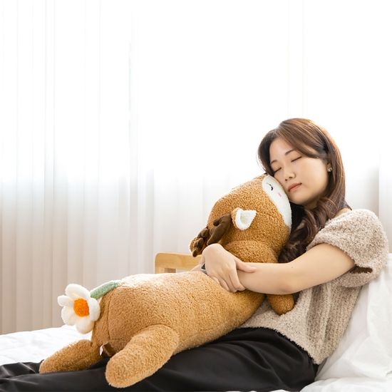 레토 폭신 사슴 인형 바디필로우 롱쿠션 LBP-LD04