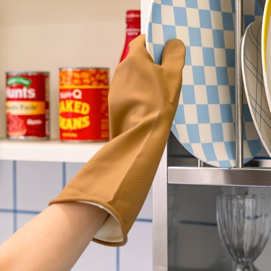 온수가능 두꺼운 고무장갑 2colors