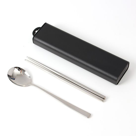 [쿠킹홈]키친앤락 휴대용 수저세트(블랙)