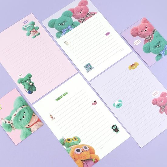 핑크풋 와사비베어편지지