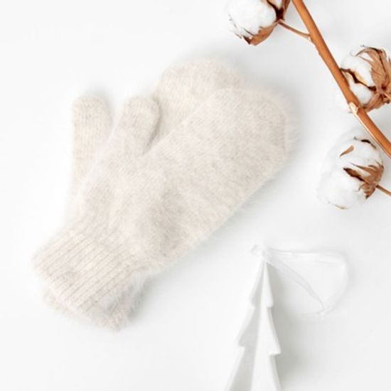 [베네]러블리 앙고라 벙어리장갑