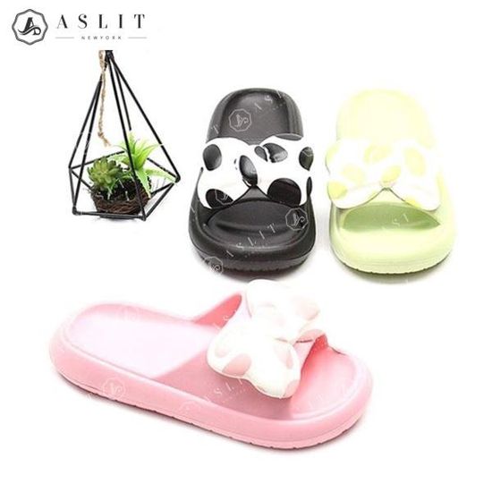 [애슬릿]도트 리본 푹신 아쿠아 워터 슬리퍼