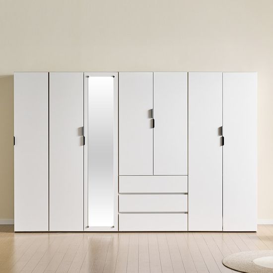 보루네오 세인트 LPM 키큰장_도어 2800 옷장세트