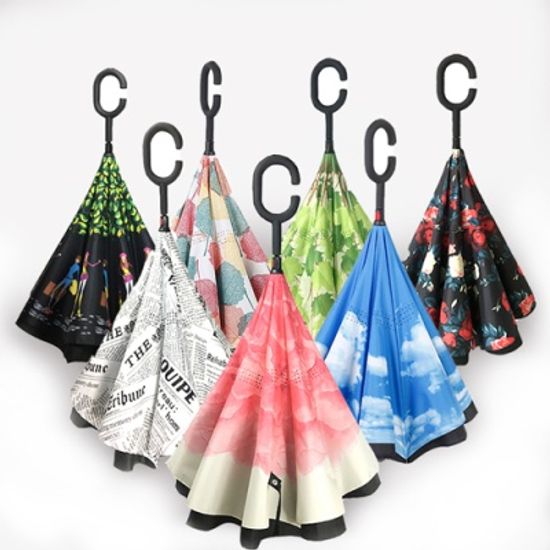 C형 거꾸로 8K 수동 장우산