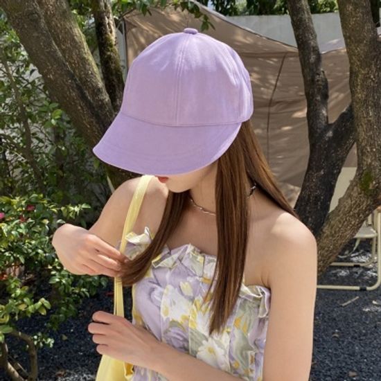 B-148 파스텔 코튼 벨크로 캡 벙거지