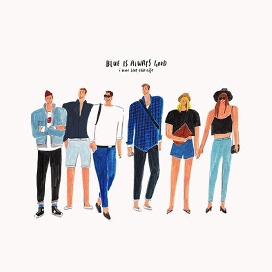 Blue & Blue / 일러스트 액자