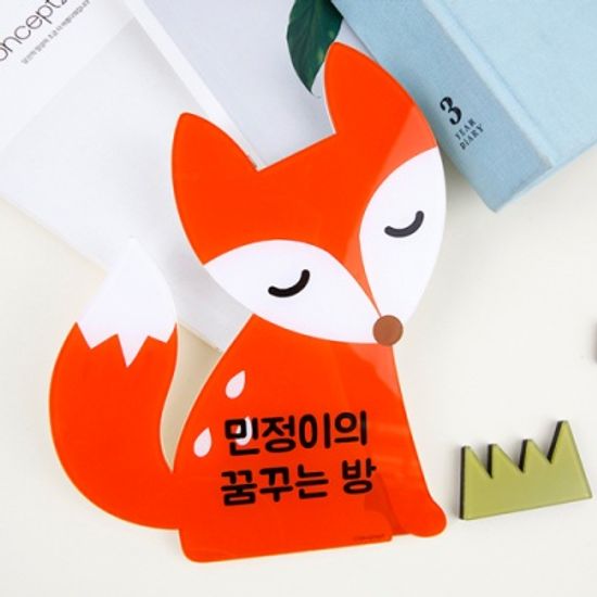 [주문제작]캐릭터내아이방 문패숲속동물들