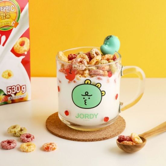 카카오프렌즈 죠르디피규어유리머그