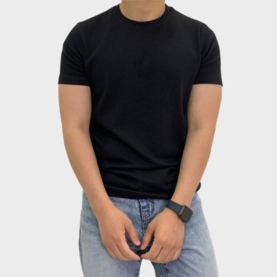 남자 머슬핏 여름 반팔 짐웨어 어깨넓어보이는 티셔츠